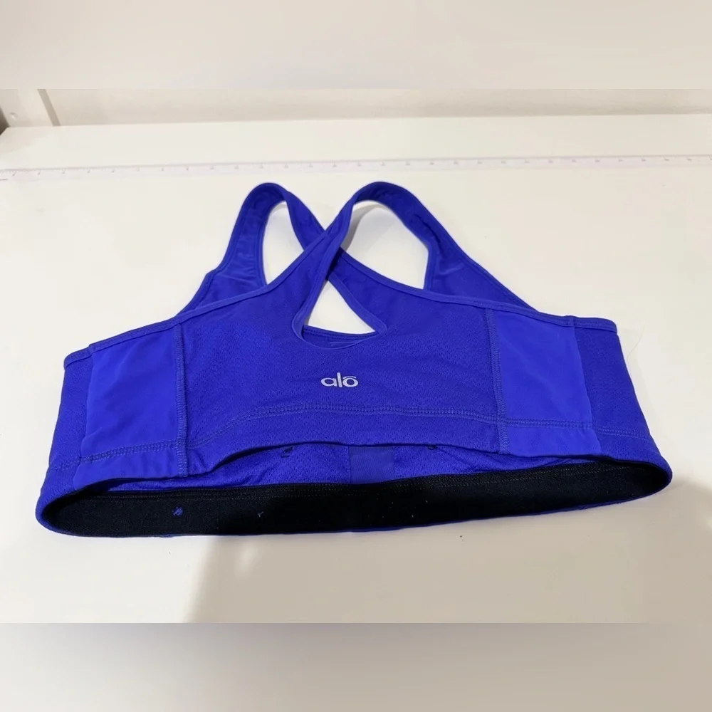 Alo Yoga Blue Sports Bra size S